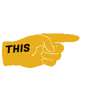 Point Finger Sticker