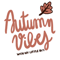 Fall Season Sticker by My Little Box Japan