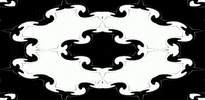 anniemuse heart black and white mask bw GIF