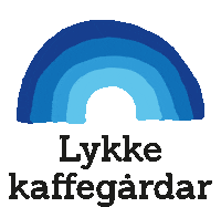 Coffee Rainbow Sticker by LykkeKaffegardar
