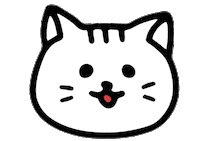 Cat ねこ Sticker