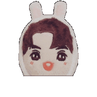 Bunny Win Sticker