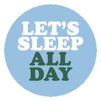 Tired Text Sticker