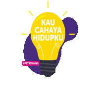 Lightbulb Bulb Sticker by Petrosains