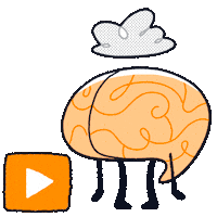 Hitpause Sticker by Bunny Studio