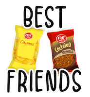 Best Friends Chips Sticker by Frit Ravich