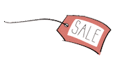 Sale Discount Sticker by MsSlow -Paper&Illustration-