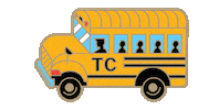 Teachers College Bus Sticker by Teachers College, Columbia University