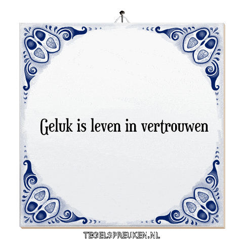 Hoop Spreuk Sticker by Tegelspreuken.nl