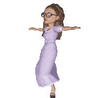 Girl Sticker