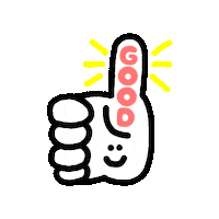 Hand Success Sticker