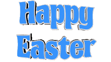 Easter Bunny Love Sticker by OpticalArtInc.