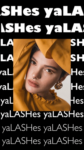 yaLASHes giphygifmaker lashes wimpernverlängerung yalashes GIF