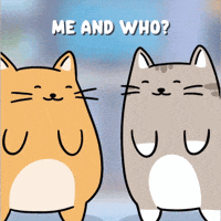 Twinning White Cat GIF by MESA My Emotional Support Animal