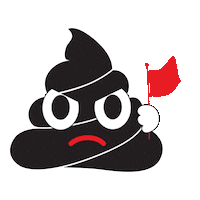 flag no Sticker by FEMOJI