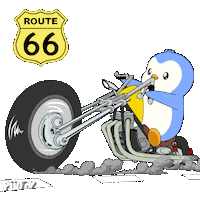 Road Trip Penguin Sticker by Pudgy Penguins