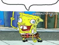 Brain Dead Spongebob GIF