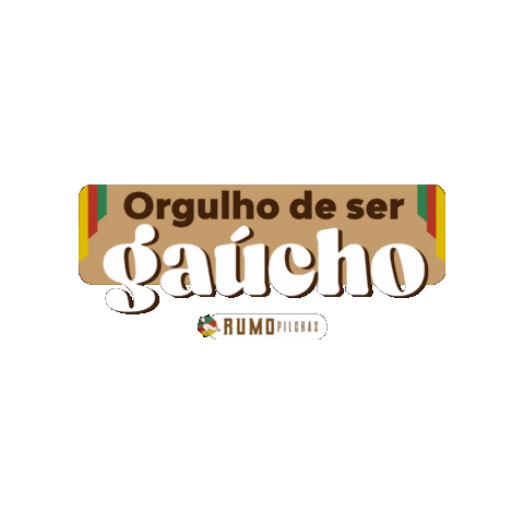 rumopilchas giphygifmaker rs gaucho chimarrao Sticker