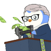 Money Send It Sticker by Pudgy Penguins