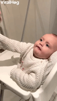 Baby Tastes Chocolate Cereal for the First Time
