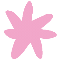 Pink Flower Sticker