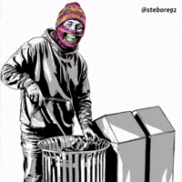 Trash Can Man GIF