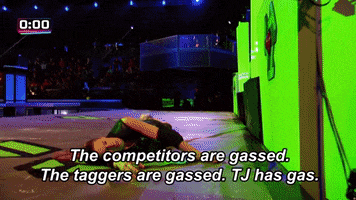 Tired Derek Watt GIF by Ultimate Tag