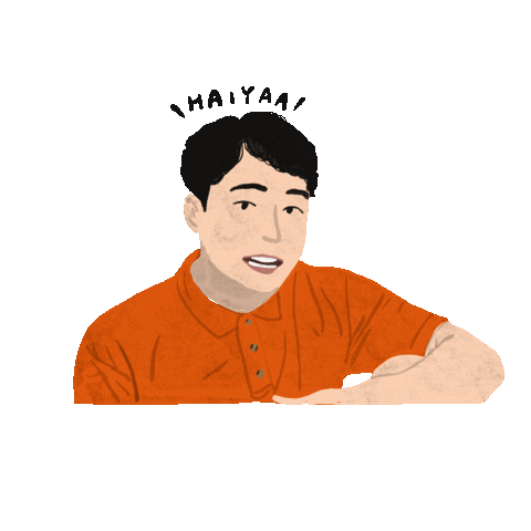 tinahasfriends giphyupload meme uncle roger haiyaa Sticker