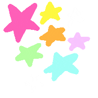 Rainbow Star Sticker