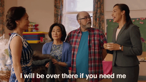 awkward if you need me GIF by Kim's Convenience