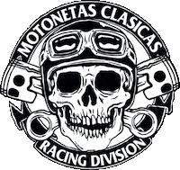 motonetasclasicas calavera vespa scooters motonetas Sticker