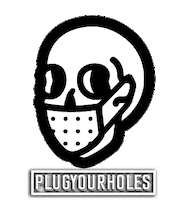 Summer Mask Sticker by PlugYourHoles