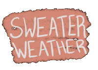 Sweater Weather Boho Sticker