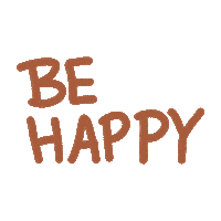 Rainbow Be Happy Sticker