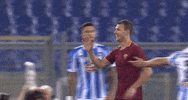 high five mohamed salah GIF by AS Roma