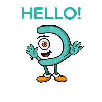 Character Hello Sticker by DRAPP