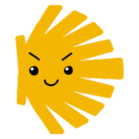 Santiago Shell Sticker by Xunta