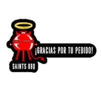 Sticker by Saints BBQ