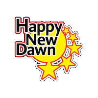 happynewdawn hnd kifaru Sticker