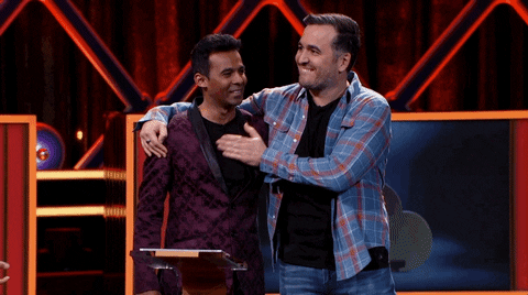 tbsnetwork giphyupload happy friends thank you GIF