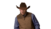 Cowboy Celebrating Sticker by INSP