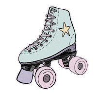 Skating Roller Derby Sticker