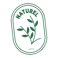 nativusfrance nature leaf cbd naturel Sticker