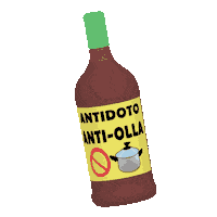 Josuetvrz money botella no money olla Sticker