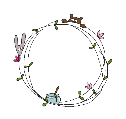Bear Bunny Sticker