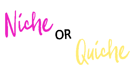 Niche Quiche Sticker by Amy Caiger