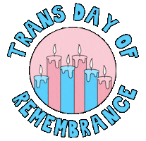 Trans Candles Sticker by Trap Bob