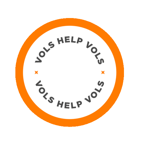 Tennessee Volunteers Go Vols Sticker by UT Knoxville