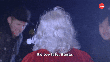 It's Too Late Santa