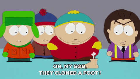 kicking eric cartman GIF by South Park 